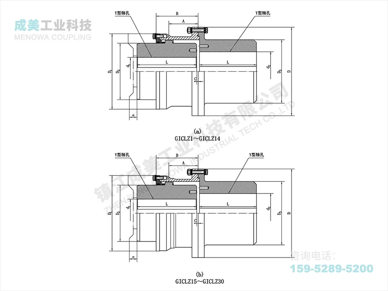 GICLZ Drum Gear Coupling