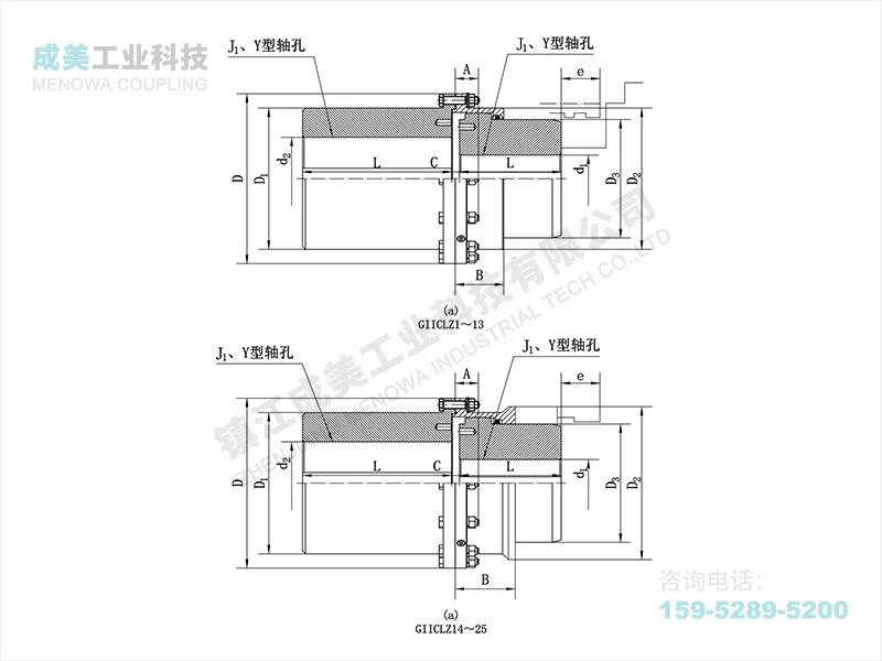 GIICLZ Drum Gear Coupling