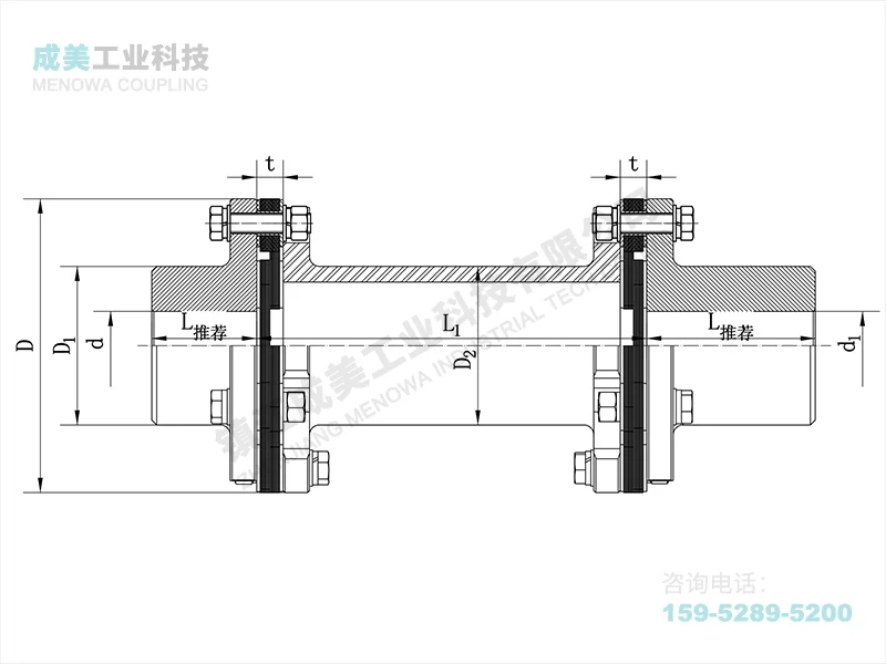 JMIIJ Diaphragm Coupling